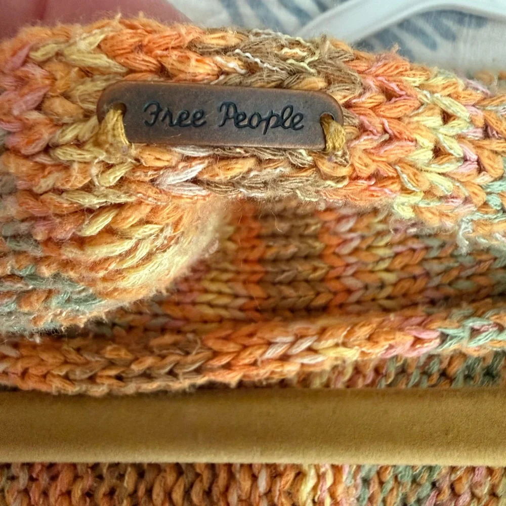 Free People Radiate Sweater in Confetti Combo Pastel Fringe Knit - Picture 11 of 14